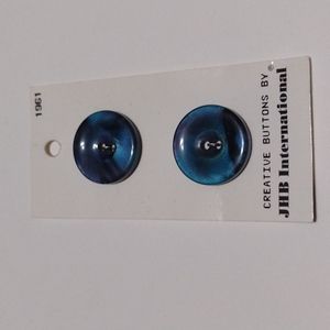 5/$15 Teal Buttons JHB 1961